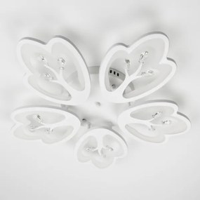 Brilagi - LED Dimmelhető felületre szerelhető csillár TWIST LED/80W/230V 3000-6500K fehér + távirányító