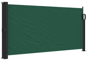 sötétzöld behúzható oldalsó napellenző 100 x 300 cm