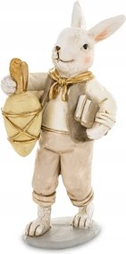 Húsvéti nyuszi figura könyvekkel és répával 13,5cm Art-pol 175270
