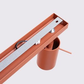 Sollux SL.1510 - Spotlámpa RING 4xGU10/10W/230V piros