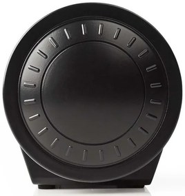 Nedis CLAR005BK - Rádiós ébresztőóra LED kijelzővel és projektorral 230V