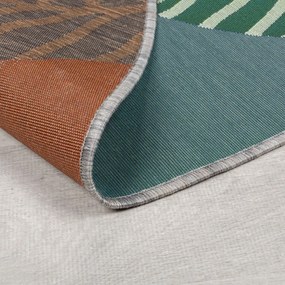 Zöld kerek kültéri szőnyeg ø 160 cm Eric – Flair Rugs