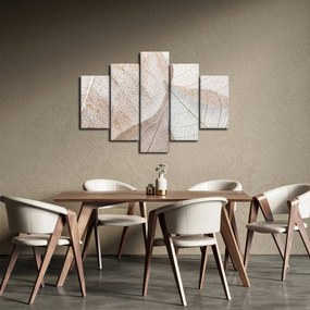 Kép - Bézs levelek (150x105 cm)