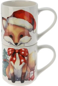 Róka 2 db-os bögre készlet, 265 ml, porcelán