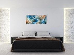 Kép - Absztrakt áramlat (120x50 cm)