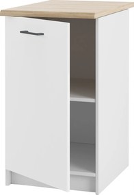 Konyhaszekrény alsó 45-ös fehér matt munkalap szett