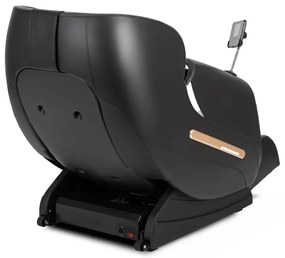 Masszázsfotel Fekete Eco-bőr Kárpittal. Angol Vezérlés - Menü. VX MAX