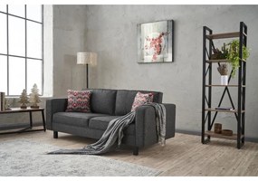 Kétszemélyes kanapé Kale Linen - Antracit