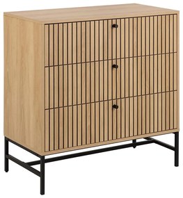 OLIVIA fiókos komód, tölgy