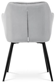 Szürke Bársony Étkezőszék. PIKA SIL4