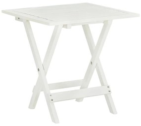 vidaXL fehér tömör akácfa bisztróasztal 46 x 46 x 47 cm