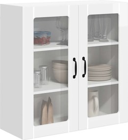 vidaXL Konyhaszekrény Magas Fényű Fehér 80 x 31 x 80 cm Faanyag