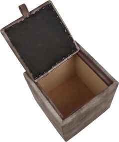 Box puff - P05 szövet - barna R