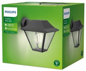 Philips - Kültéri fali lámpa ALPENGLOW 1xE27/60W/230V IP44