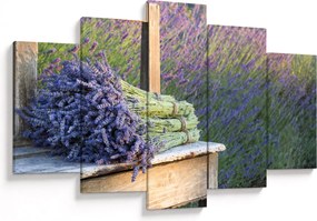 Kép - Levendula csokrok (150x105 cm)