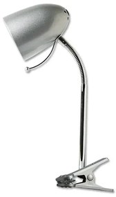 Asztali lámpa ezüst csiptetős E27