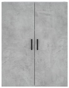 2 db betonszürke faliszekrény 69, x 34 x 90 cm