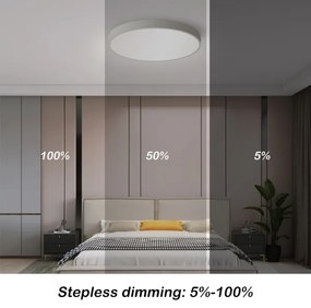 Immax NEO 07251L -LED Dimmelhető lámpa SEMPLICI 36W/230V Wi-Fi Tuya fehér + távirányító