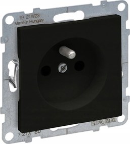 2P+Z aljzat rekesszel 16 A 250 V~ leszorítók, fekete Su