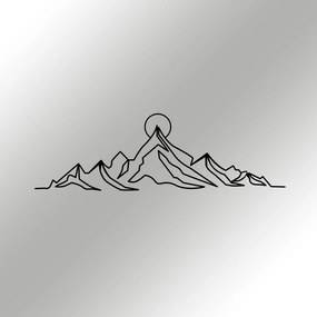 Fém fali dekoráció, Everest