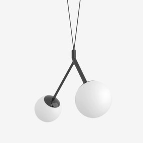 Lucis függeszték Zed 11.6W Led 3000K üveg fekete opál ZK2.L1.ZD.61