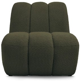 Zöld buklé fotel Janissaire – Bobochic Paris