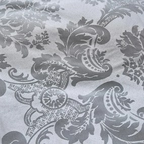 Jacquard szürke kétszemélyes ágyneműhuzat, 200 x 200 cm - Catherine Lansfield