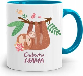 Kék Bögre Anyukáknak Csodálatos Anya Ajándék fényképes nyomtatással