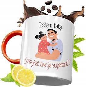 Narancssárga Bögre Apák Napjára Ajándék fényképes nyomtatással