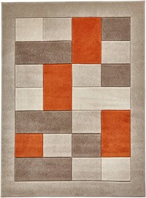 Matrix bézs-narancssárga szőnyeg, 60 x 120 cm - Think Rugs