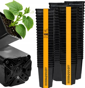 Termelő kaspó Palántanevelő kaspó Magas Műanyag H14cm 100db