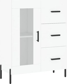 vidaXL fehér szerelt fa tálalószekrény 69,5 x 34 x 90 cm