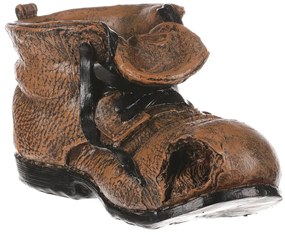 Cipő virágtartó, 21 x 11 x 11 cm, polirezin