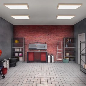 Brilagi -LED fürdőszobai mennyezeti lámpa FRAME LED/50W/230V 60x60 cm IP44 bézs