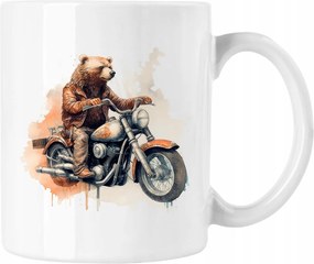 Moto bögre Motoros mackó 6 fehér 330ml