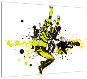 Kép - Street dance (üvegen) (70x50 cm)
