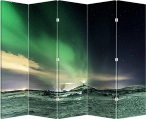 Paraván - Északi fény (210x170 cm)