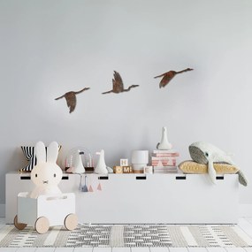 Fém fali dekoráció, Rusty Birds 1