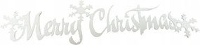 Karácsonyi Dekoráció Merry Christmas Plexi 50X12 cm