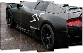 Vászonkép 100x60 Fekete autó