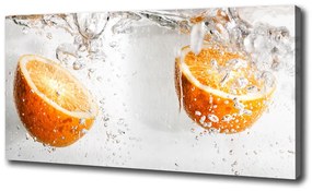 Feszített vászonkép Narancs víz alatt oc-83515486