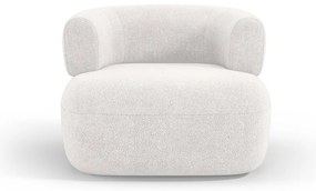 Fehér buklé fotel Jenny – Micadoni Home