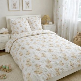 Muszlin ágyneműhuzat Kacsák TiaHome - Detský set 130x90cm + 65x45cm