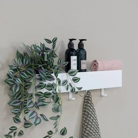 Fehér fali acél fürdőszobai polc Multi – Spinder Design