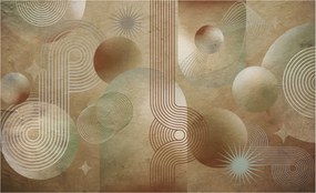 Stílusos Dekoratív Fotótapéta Flizelin Geometrikus minta 416x254 Ragasztó