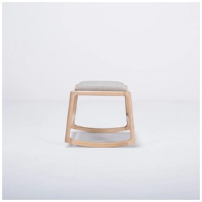 Dedo tölgyfa zsámoly szürke szövet ülőrésszel - Gazzda