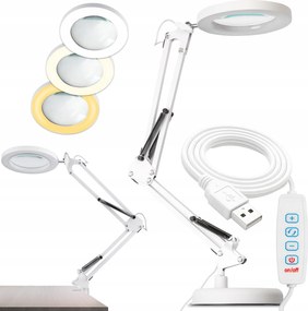 LED-es asztali lámpa Kreatív Kozmetikai nagyító üveg nagyító Ajándék