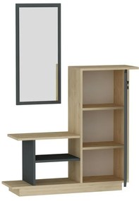 Asia Oak és Anthracite előszobai szett