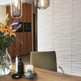 Wallart 24 db ga-wa04 hullámmintás 3d falpanel