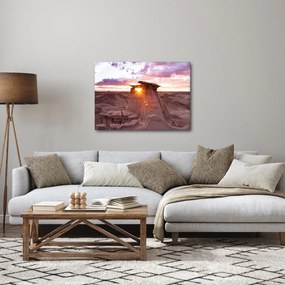 Kép - naplemente a sivatagban (70x50 cm)